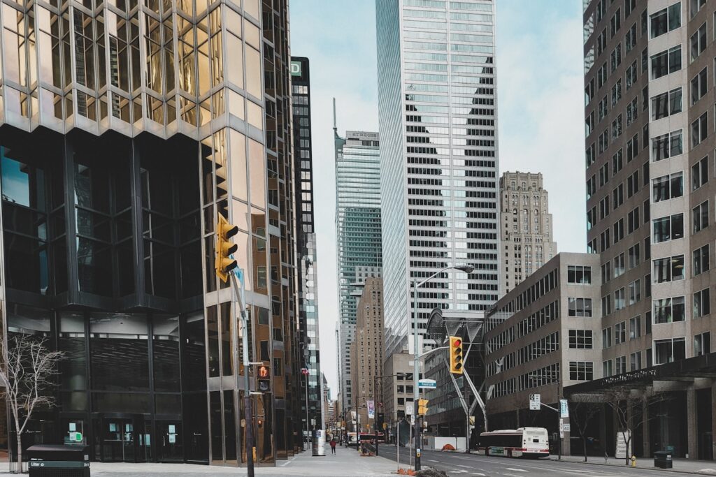 Street in downtown Toronto