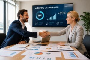 découvrez comment réussir un partenariat marketing gagnant-gagnant grâce au cobranding et boostez la visibilité et la valeur de votre marque.