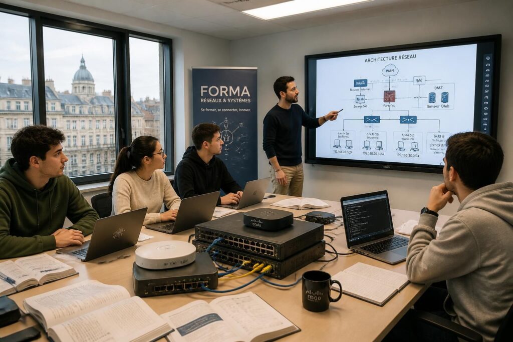 préparez la certification cisco ccna à rennes avec notre formation complète en réseau informatique, alliant théorie et pratique pour réussir votre examen.