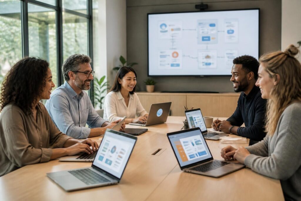 découvrez google suite, les outils collaboratifs indispensables pour améliorer la productivité et la communication au sein de votre entreprise.