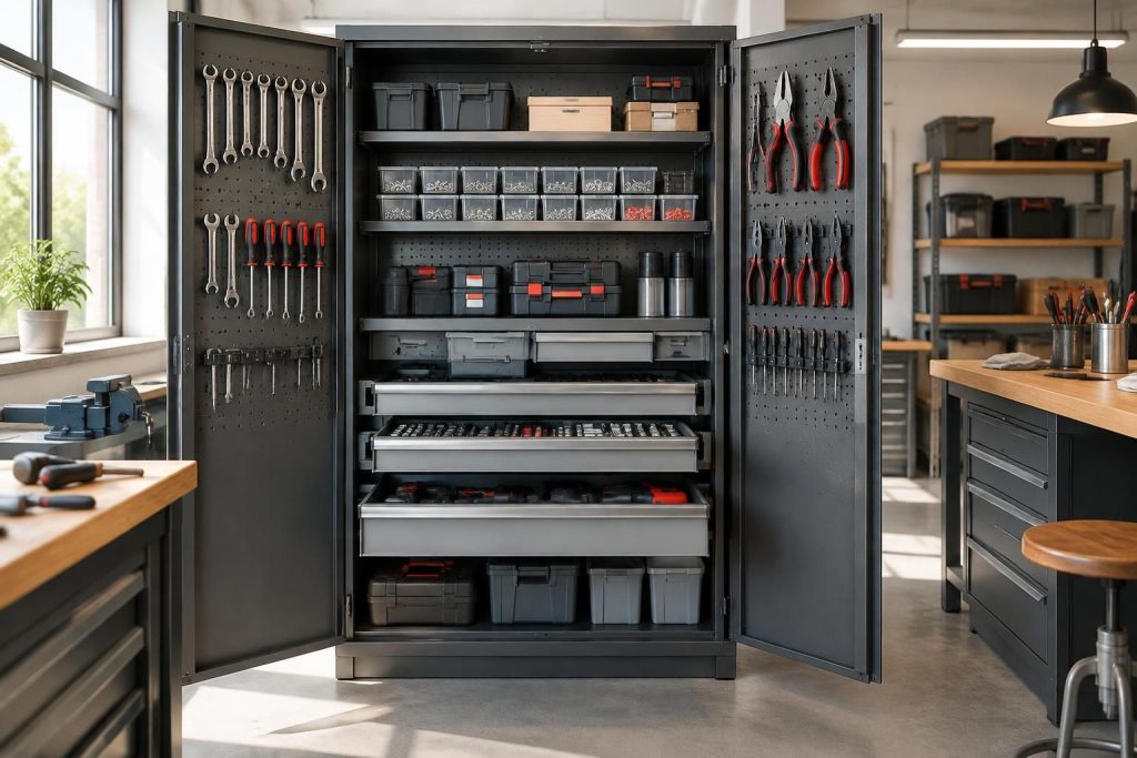 découvrez comment choisir l’armoire pour outillage idéale : comparez les rangements, les matériaux et les critères essentiels pour garder vos outils organisés et à portée de main.