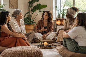 découvrez comment créer un cercle de femmes, un espace bienveillant d’échange, d’écoute et de soutien pour partager expériences et cheminer ensemble.